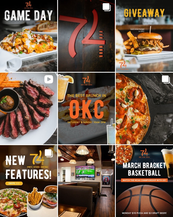 Restaurant content after clearer direction.
